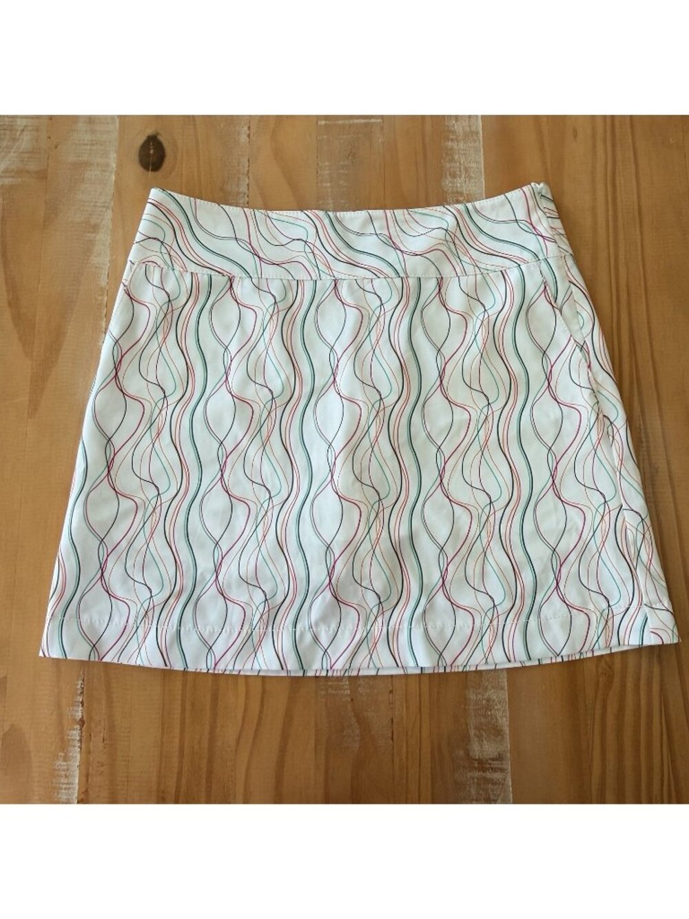 Cutter & Buck Dry Tec Multicolored Skort Size 6 Golf Tennis Pickleball Walking